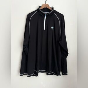 White Water Performance Men fishing quarter zip long sleeve pullover sailing XXL